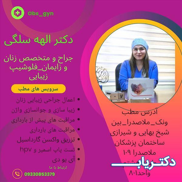 نمونه کار دکتر الهه سلگی