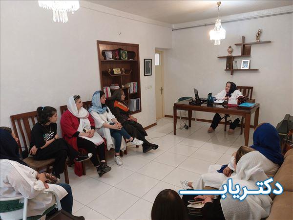 نمونه کار دکتر میترا هاشم زاده چکان