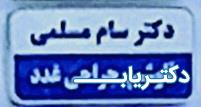نمونه کار دکتر سام مسلمی